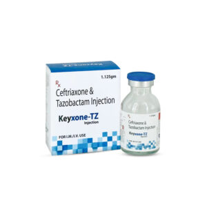 Ceftriaxone 1gm & Tazobactam 125gm Injection