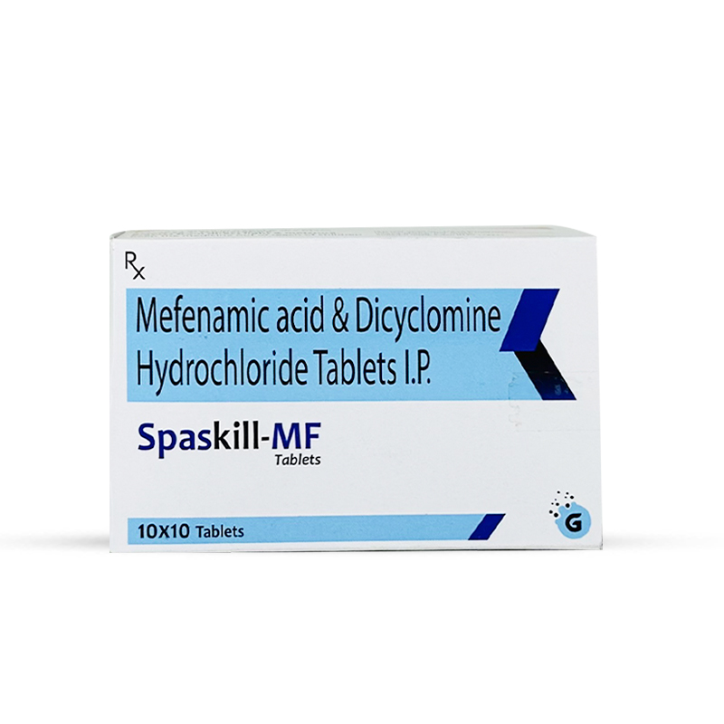 Mefenamic acid and Dicyclomine Hydrochloride Tablets